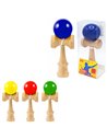 Jucarie Kendama din lemn 6.5 X 5.5 X 17 cm, CX-002