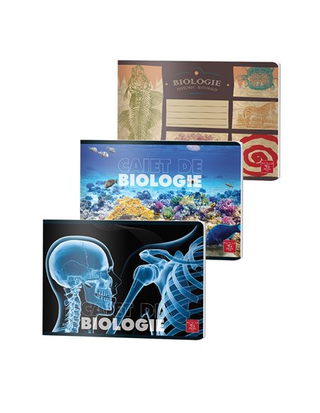 Caiet biologie Pigna, 24 file, 70 g/mp, Policromie