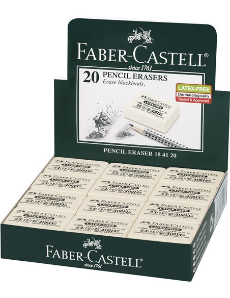 Radiera Creion Faber-Castell 7041, 40 x 27 x 13 mm