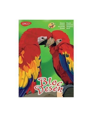 Bloc desen A4 Daco BD417, 16 file, 170 g/mp
