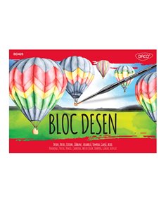 Bloc desen A4 DACO BD426, 15 file, 250 g/mp