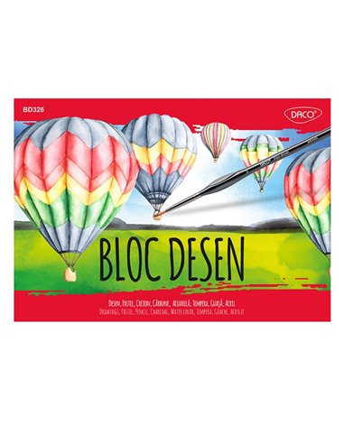 Bloc desen A3 DACO BD326, 15 file, 250g/mp
