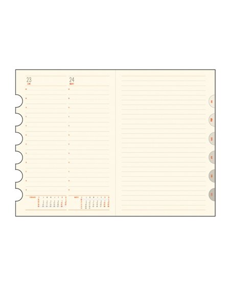 Agenda zilnica A5 2026 Office Ego, Albastru