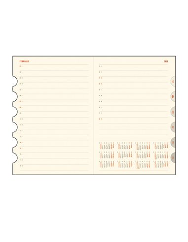 Agenda zilnica A5 2026 Office Ego, Verde