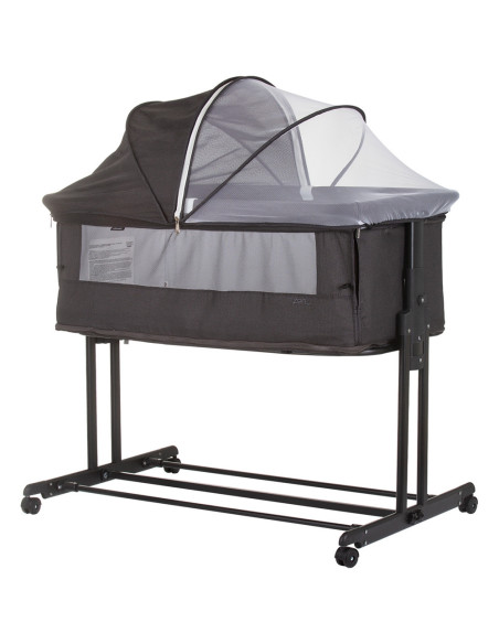 KOSZE0201OB,Patut co-sleeper si tarc Chipolino Zen obsidian