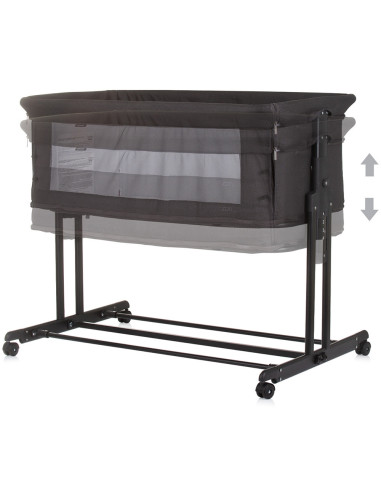 KOSZE0201OB,Patut co-sleeper si tarc Chipolino Zen obsidian