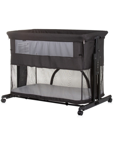 KOSZE0201OB,Patut co-sleeper si tarc Chipolino Zen obsidian