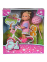 S105731715-ROZ,Papusa Simba Evi Love My First Bike 12 cm roz