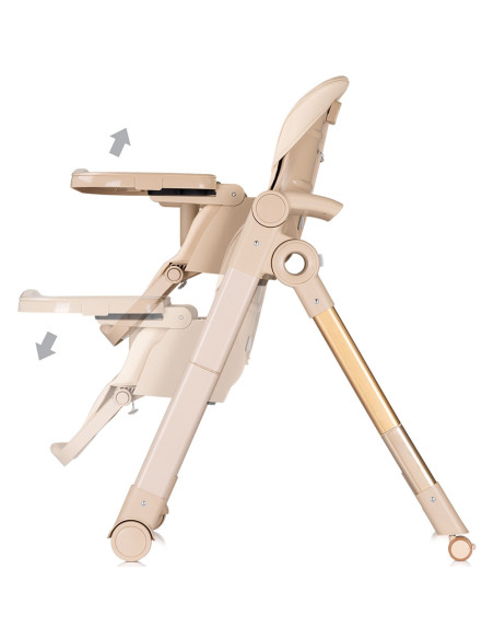 STHSC02502TR,Scaun de masa Chipolino Super Chef 2 in 1 tiramisu