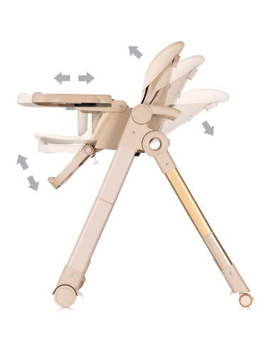 STHSC02502TR,Scaun de masa Chipolino Super Chef 2 in 1 tiramisu