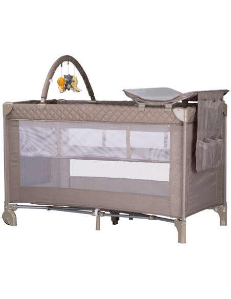 KOSILU251TR,Patut pliabil cu saltea de infasat Chipolino Luna tiramisu