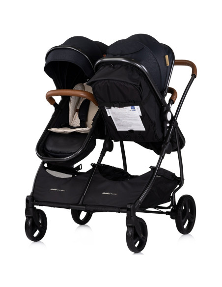 KBDS02501BB,Carucior gemeni Chipolino Duo Smart 2 in 1 blackberry