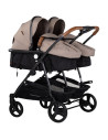 KBDS02503TR,Carucior gemeni Chipolino Duo Smart 2 in 1 tiramisu