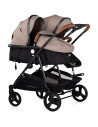 KBDS02503TR,Carucior gemeni Chipolino Duo Smart 2 in 1 tiramisu