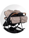 KBDS02503TR,Carucior gemeni Chipolino Duo Smart 2 in 1 tiramisu