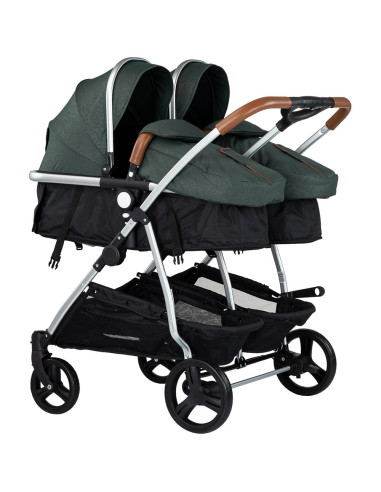 KBDS02504BA,Carucior gemeni Chipolino Duo Smart 2 in 1 basil