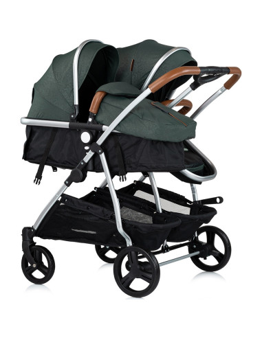 KBDS02504BA,Carucior gemeni Chipolino Duo Smart 2 in 1 basil KBDS02504BA,Carucior gemeni Chipolino Duo Smart 2 in 1 basil