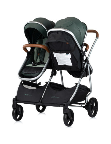 KBDS02504BA,Carucior gemeni Chipolino Duo Smart 2 in 1 basil KBDS02504BA,Carucior gemeni Chipolino Duo Smart 2 in 1 basil