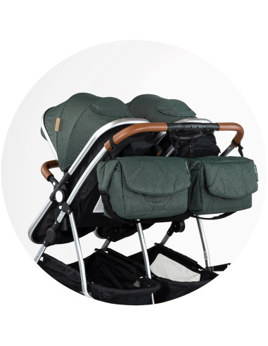 KBDS02504BA,Carucior gemeni Chipolino Duo Smart 2 in 1 basil KBDS02504BA,Carucior gemeni Chipolino Duo Smart 2 in 1 basil