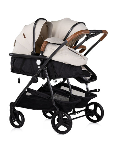 KBDS02505BI,Carucior gemeni Chipolino Duo Smart 2 in 1 biscotta KBDS02505BI,Carucior gemeni Chipolino Duo Smart 2 in 1 biscotta