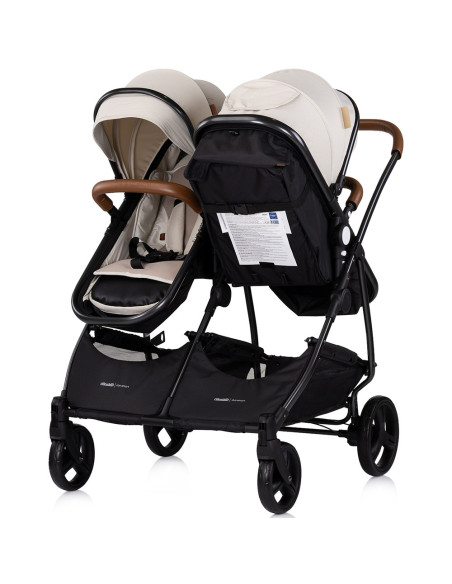 KBDS02505BI,Carucior gemeni Chipolino Duo Smart 2 in 1 biscotta KBDS02505BI,Carucior gemeni Chipolino Duo Smart 2 in 1 biscotta