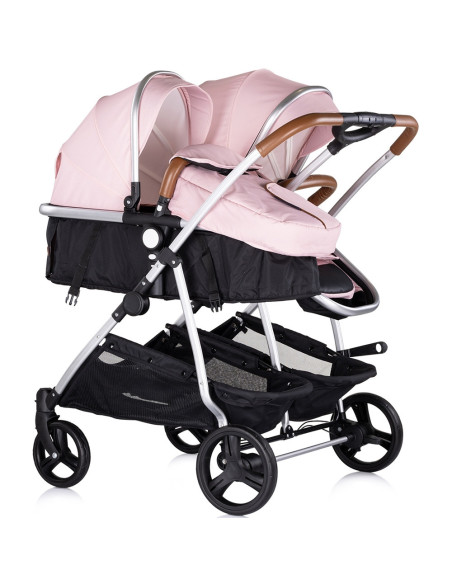 KBDS02506PM,Carucior gemeni Chipolino Duo Smart 2 in 1 pink marshmallow