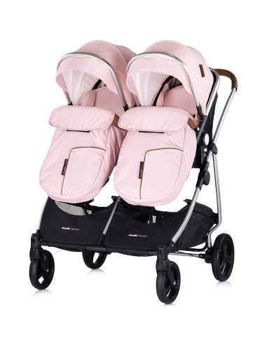 KBDS02506PM,Carucior gemeni Chipolino Duo Smart 2 in 1 pink marshmallow