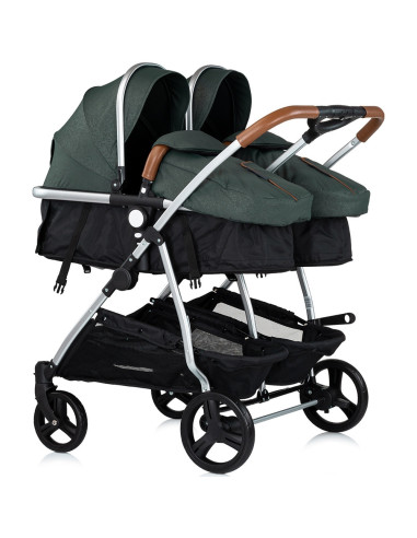 ST-KBDS02504BA,Carucior gemeni Chipolino Duo Smart 3 in 1 basil ST-KBDS02504BA,Carucior gemeni Chipolino Duo Smart 3 in 1 basil