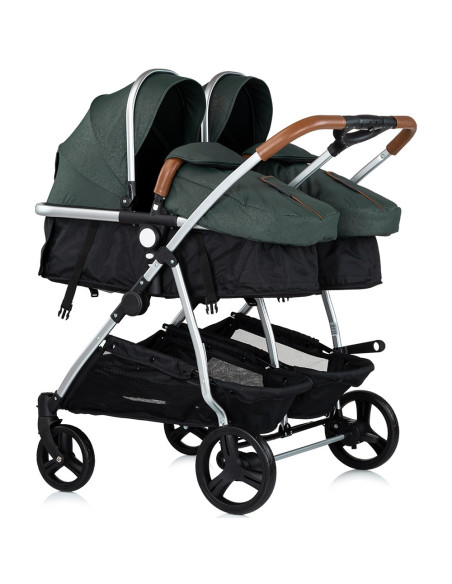 ST-KBDS02504BA,Carucior gemeni Chipolino Duo Smart 3 in 1 basil ST-KBDS02504BA,Carucior gemeni Chipolino Duo Smart 3 in 1 basil