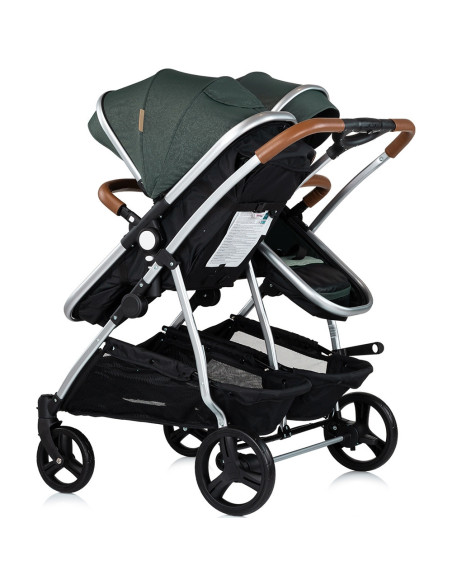 ST-KBDS02504BA,Carucior gemeni Chipolino Duo Smart 3 in 1 basil ST-KBDS02504BA,Carucior gemeni Chipolino Duo Smart 3 in 1 basil