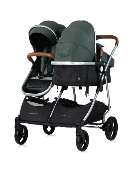 ST-KBDS02504BA,Carucior gemeni Chipolino Duo Smart 3 in 1 basil ST-KBDS02504BA,Carucior gemeni Chipolino Duo Smart 3 in 1 basil
