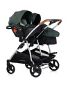 ST-KBDS02504BA,Carucior gemeni Chipolino Duo Smart 3 in 1 basil