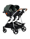ST-KBDS02504BA,Carucior gemeni Chipolino Duo Smart 3 in 1 basil