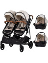 ST-KBDS02505BI,Carucior gemeni Chipolino Duo Smart 3 in 1 biscotta