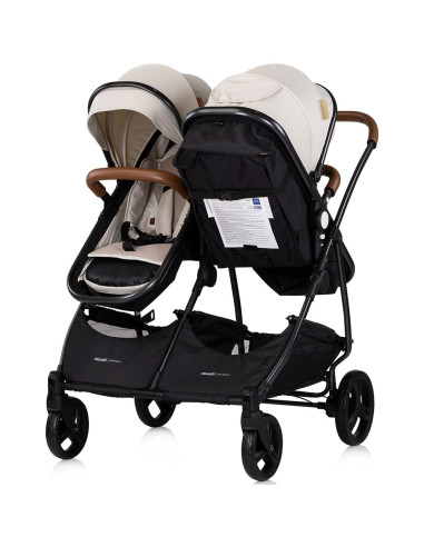 ST-KBDS02505BI,Carucior gemeni Chipolino Duo Smart 3 in 1 biscotta ST-KBDS02505BI,Carucior gemeni Chipolino Duo Smart 3 in 1 biscotta