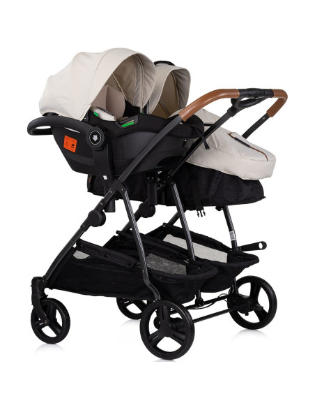 ST-KBDS02505BI,Carucior gemeni Chipolino Duo Smart 3 in 1 biscotta ST-KBDS02505BI,Carucior gemeni Chipolino Duo Smart 3 in 1 biscotta