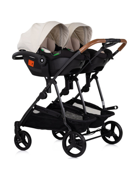 ST-KBDS02505BI,Carucior gemeni Chipolino Duo Smart 3 in 1 biscotta ST-KBDS02505BI,Carucior gemeni Chipolino Duo Smart 3 in 1 biscotta