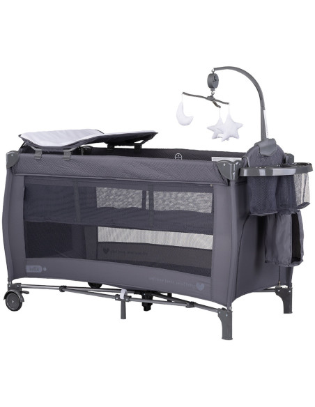 KOSIB0254AN,Patut pliabil Chipolino Bella anthracite