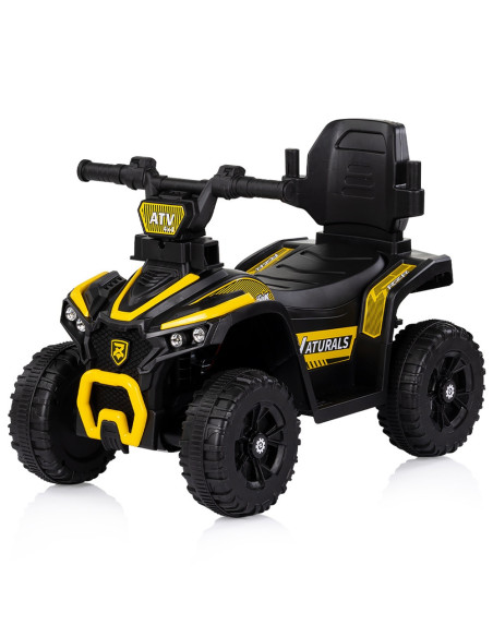 ROCATVH02502YE,Masinuta de impins Chipolino ATV cu maner yellow