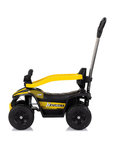 ROCATVH02502YE,Masinuta de impins Chipolino ATV cu maner yellow