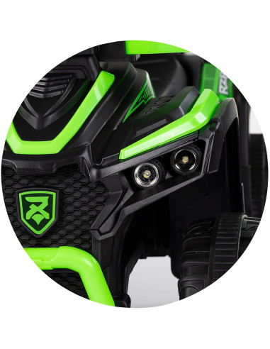 ROCATVH02503GR,Masinuta de impins Chipolino ATV cu maner green