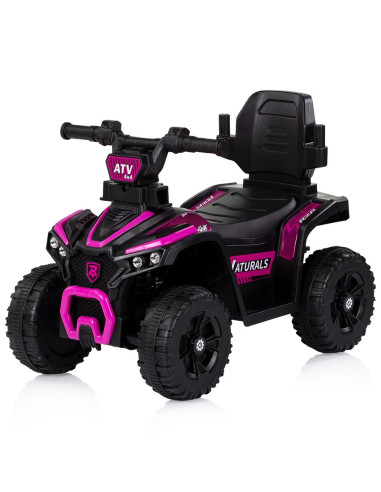 ROCATVH02505PI,Masinuta de impins Chipolino ATV cu maner pink
