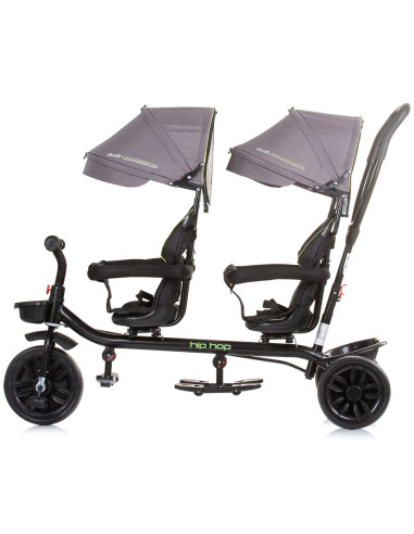 TRKHH0232GT,Tricicleta gemeni Chipolino Hip Hop graphite