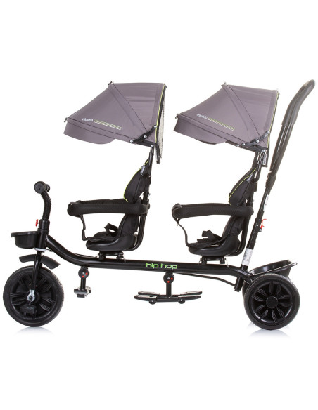 TRKHH0232GT,Tricicleta gemeni Chipolino Hip Hop graphite