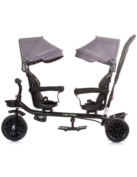 TRKHH0232GT,Tricicleta gemeni Chipolino Hip Hop graphite