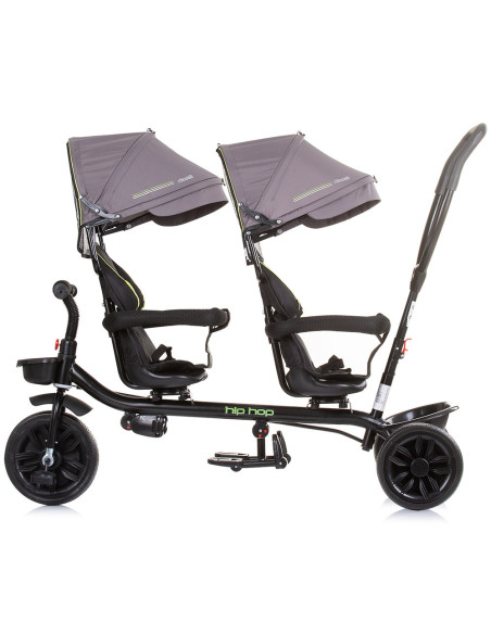 TRKHH0232GT,Tricicleta gemeni Chipolino Hip Hop graphite