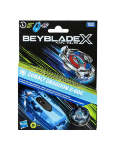 G1491,Beyblade X Let It Rip Set Lansator Si Roata Cobalt Dragoon 2-60c
