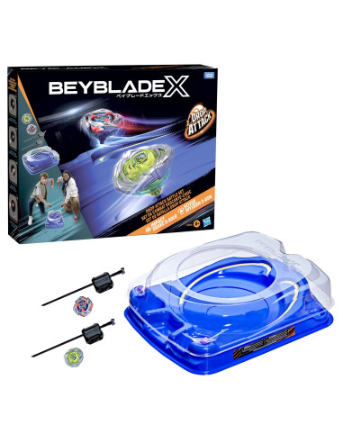 G0842,Beyblade X Set De Lupta Drop Atack Impact Drake 9-60lr Si Hover Wyvern 3-85n