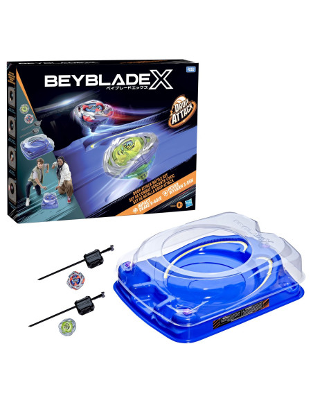 G0842,Beyblade X Set De Lupta Drop Atack Impact Drake 9-60lr Si Hover Wyvern 3-85n