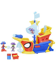 G0666,Spidey Si Prietenii Lui Uimitori Marvel Water Webs Nava Piratilor Cu Bule 2